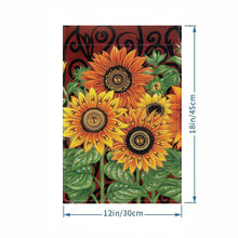 Load image into Gallery viewer, Spring Tulip 5D DIY Diamond Outdoor Flags Double Sided Diamond Art Vertical Flag