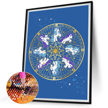 Load image into Gallery viewer, Diamond Painting - Full Round - Rainbow White Horse (30*40CM)
