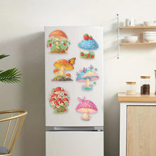 Load image into Gallery viewer, 6Pcs Acrylic Cats Diamond Art Fridge Magnet Diamond Painting Refrigerator Magnet