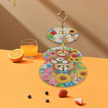 Load image into Gallery viewer, 3 Tier Animal Crystal Display Rack Kit 5D DIY Shelf Art Craft Set for Home Decor