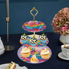 Load image into Gallery viewer, 3 Tier Animal Crystal Display Rack Kit 5D DIY Shelf Art Craft Set for Home Decor