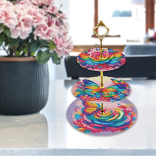 Load image into Gallery viewer, 3 Tier Animal Crystal Display Rack Kit 5D DIY Shelf Art Craft Set for Home Decor