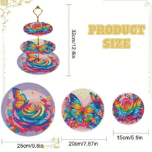 Load image into Gallery viewer, 3 Tier Animal Crystal Display Rack Kit 5D DIY Shelf Art Craft Set for Home Decor