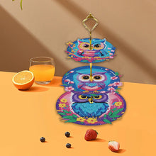 Load image into Gallery viewer, 3 Tier Animal Crystal Display Rack Kit 5D DIY Shelf Art Craft Set for Home Decor