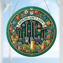 Load image into Gallery viewer, Sunflower DIY Diamond Art Pendant Kit Diamond Painting Door Sign for Wall Window