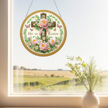 Load image into Gallery viewer, Sunflower DIY Diamond Art Pendant Kit Diamond Painting Door Sign for Wall Window