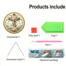 Load image into Gallery viewer, Sunflower DIY Diamond Art Pendant Kit Diamond Painting Door Sign for Wall Window