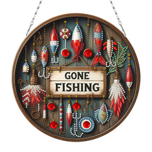 Load image into Gallery viewer, Sunflower DIY Diamond Art Pendant Kit Diamond Painting Door Sign for Wall Window