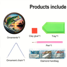 Load image into Gallery viewer, Sunflower DIY Diamond Art Pendant Kit Diamond Painting Door Sign for Wall Window