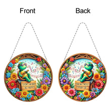Load image into Gallery viewer, Sunflower DIY Diamond Art Pendant Kit Diamond Painting Door Sign for Wall Window
