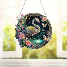 Load image into Gallery viewer, Sunflower DIY Diamond Art Pendant Kit Diamond Painting Door Sign for Wall Window