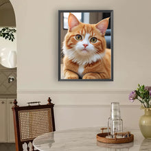 Load image into Gallery viewer, Diamond Painting - Full Round - Orange Cat (30*40CM)