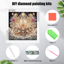 Load image into Gallery viewer, Diamond Painting - Partial Special Shaped - Lotus (30*30CM)