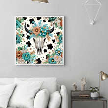 Load image into Gallery viewer, Diamond Painting - Partial Special Shaped - Indian Cow Skull (30*30CM)