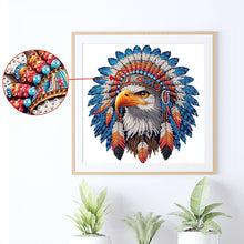 Load image into Gallery viewer, Diamond Painting - Partial Special Shaped - Indian Eagle (30*30CM)