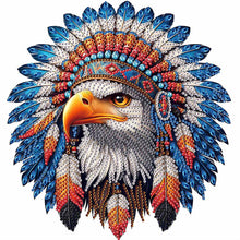 Load image into Gallery viewer, Diamond Painting - Partial Special Shaped - Indian Eagle (30*30CM)