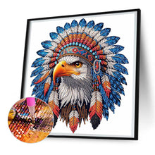 Load image into Gallery viewer, Diamond Painting - Partial Special Shaped - Indian Eagle (30*30CM)