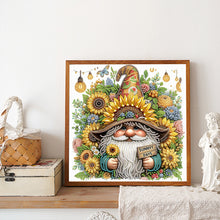 Load image into Gallery viewer, Diamond Painting - Partial Special Shaped - Summer Gnome (30*30CM)