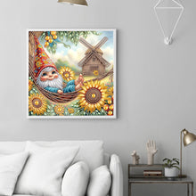 Load image into Gallery viewer, Diamond Painting - Partial Special Shaped - Summer Gnome (30*30CM)
