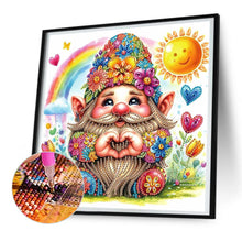 Load image into Gallery viewer, Diamond Painting - Partial Special Shaped - Summer Gnome (30*30CM)