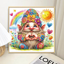 Load image into Gallery viewer, Diamond Painting - Partial Special Shaped - Summer Gnome (30*30CM)