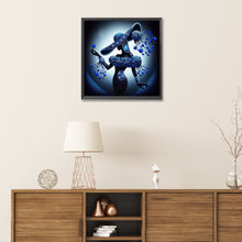 Load image into Gallery viewer, Diamond Painting - Partial Special Shaped - Elegant Hat Lady (30*30CM)