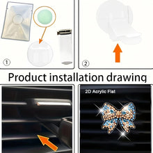 Load image into Gallery viewer, 4pc Flower Animal DIY Diamond Painting Car Air Vent Clip Air Freshener for Adult