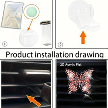 Load image into Gallery viewer, 4pc Flower Animal DIY Diamond Painting Car Air Vent Clip Air Freshener for Adult