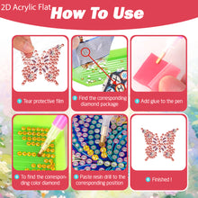 Load image into Gallery viewer, 4pc Flower Animal DIY Diamond Painting Car Air Vent Clip Air Freshener for Adult