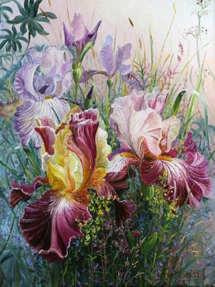 Diamond Painting - Full Round - Flower (40*50CM)