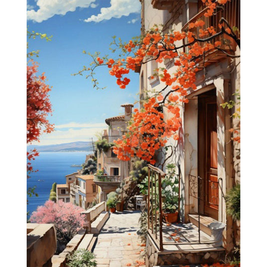 Diamond Painting - Full Square - Seaside House (40*40CM)