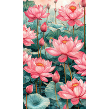 Load image into Gallery viewer, Diamond Painting - Full Square - Lotus (40*70CM)