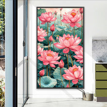 Load image into Gallery viewer, Diamond Painting - Full Square - Lotus (40*70CM)