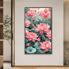 Load image into Gallery viewer, Diamond Painting - Full Square - Lotus (40*70CM)
