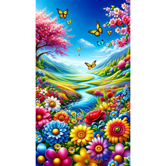 Diamond Painting - Full Round - Mountain Scenery (40*70CM)