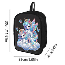 Load image into Gallery viewer, Mermaid Special Shape Diamond Art School Bag Diamond Art Knapsack for Art Crafts