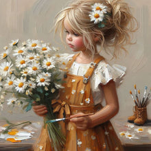 Load image into Gallery viewer, Diamond Painting - Full Round - Cute Girl (40*40CM)