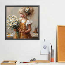 Load image into Gallery viewer, Diamond Painting - Full Round - Cute Girl (40*40CM)