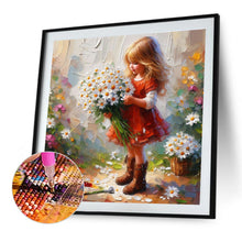 Load image into Gallery viewer, Diamond Painting - Full Round - Cute Girl (40*40CM)