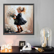 Load image into Gallery viewer, Diamond Painting - Full Round - Cute Girl (40*40CM)