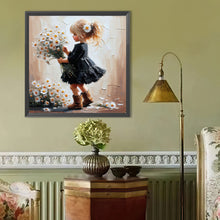 Load image into Gallery viewer, Diamond Painting - Full Round - Cute Girl (40*40CM)