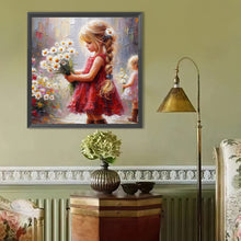 Load image into Gallery viewer, Diamond Painting - Full Round - Cute Girl (40*40CM)