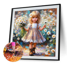 Load image into Gallery viewer, Diamond Painting - Full Round - Cute Girl (40*40CM)