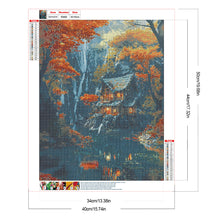 Load image into Gallery viewer, Diamond Painting - Full Round - Cottage Scenery (40*50CM)