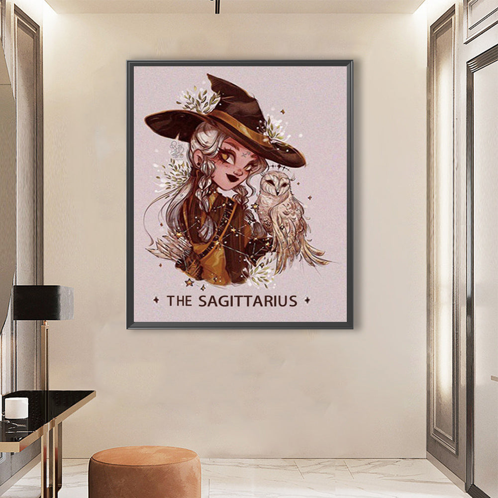 Diamond Painting - Full Square - Sagittarius Witch (50*60CM)