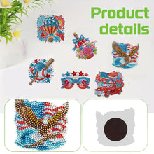 Load image into Gallery viewer, 6 Pcs Diamond Art Fridge Magnet DIY Diamond Painting Refrigerator Magnet