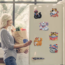 Load image into Gallery viewer, 6 Pcs Diamond Art Fridge Magnet DIY Diamond Painting Refrigerator Magnet