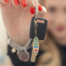 Load image into Gallery viewer, 6Pcs Double Sided Special Shaped Beautiful Pattern Full Drill Keyring for Adults