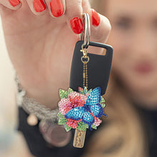 Load image into Gallery viewer, 6Pcs Double Sided Special Shaped Beautiful Pattern Full Drill Keyring for Adults