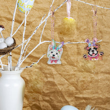 Load image into Gallery viewer, 6Pcs Double Sided Special Shaped Beautiful Pattern Full Drill Keyring for Adults